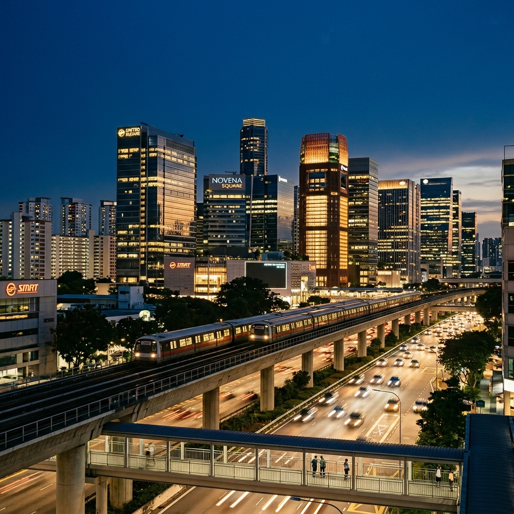 Singapore cityscape representing local insurance service